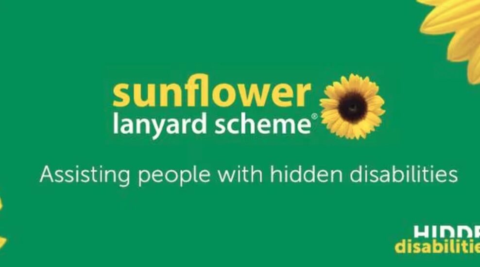 Sunflower lanyard
